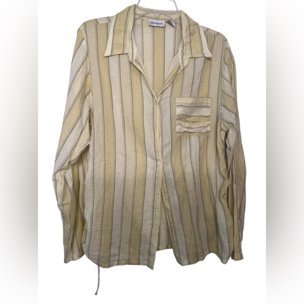 Striped Button-Up Shirt